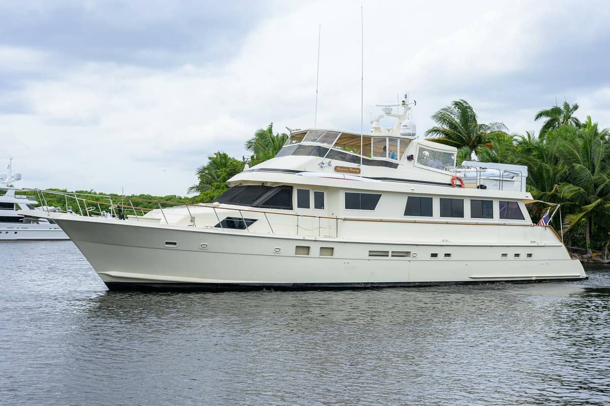 1991 Hatteras 78 Cockpit Motor Yacht "FOREVER YOUNG" photo 7