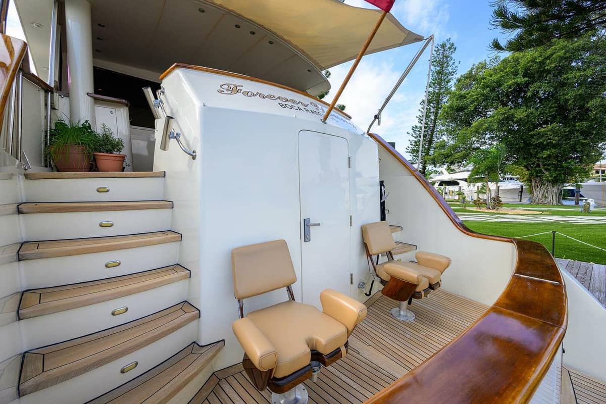 1991 Hatteras 78 Cockpit Motor Yacht "FOREVER YOUNG" photo 50