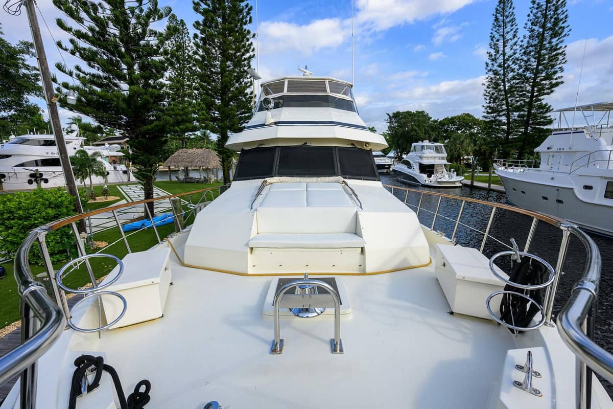 1991 Hatteras 78 Cockpit Motor Yacht "FOREVER YOUNG" photo 61
