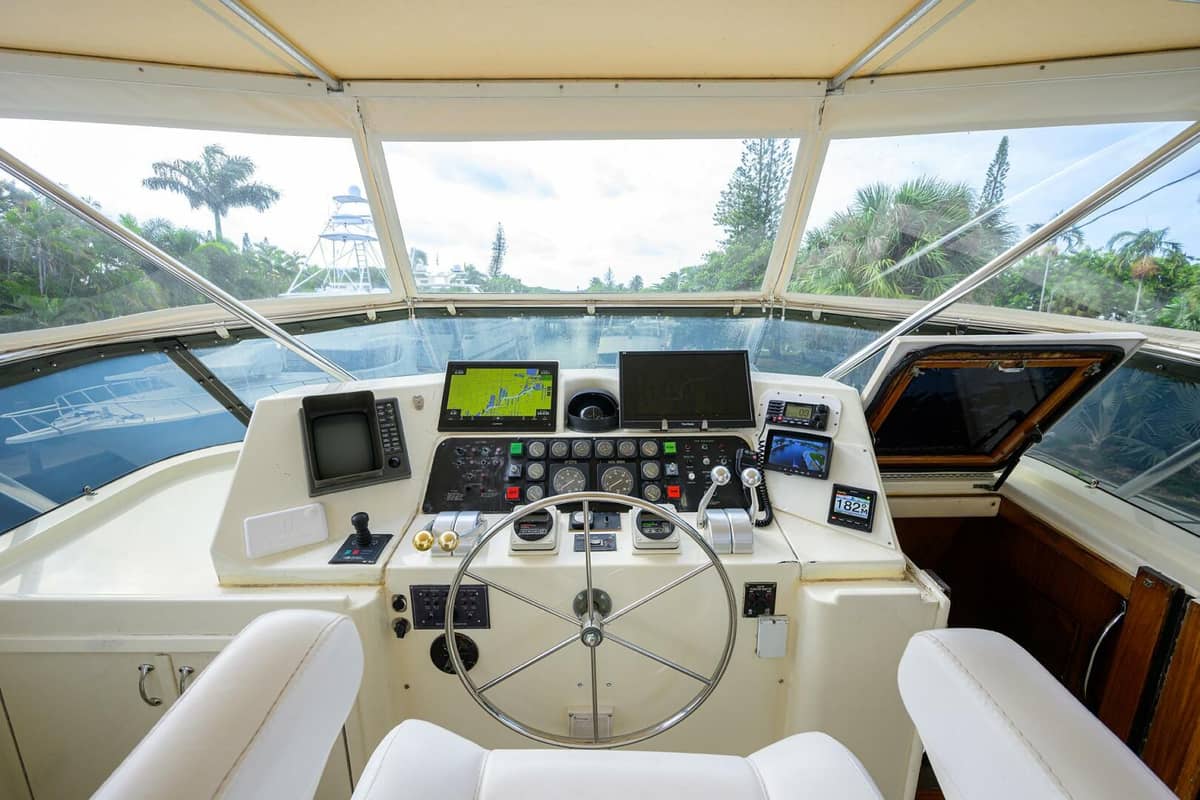 1991 Hatteras 78 Cockpit Motor Yacht "FOREVER YOUNG" photo 62