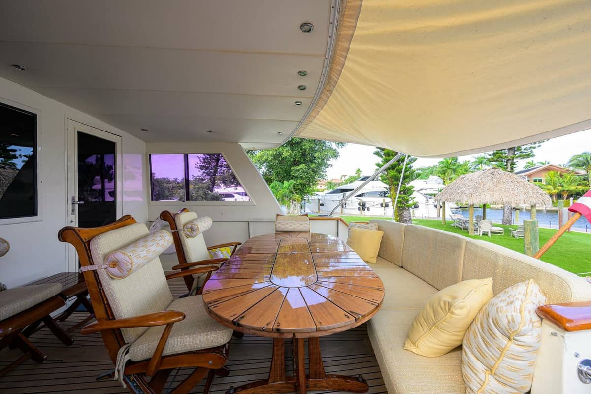 1991 Hatteras 78 Cockpit Motor Yacht "FOREVER YOUNG" photo 52