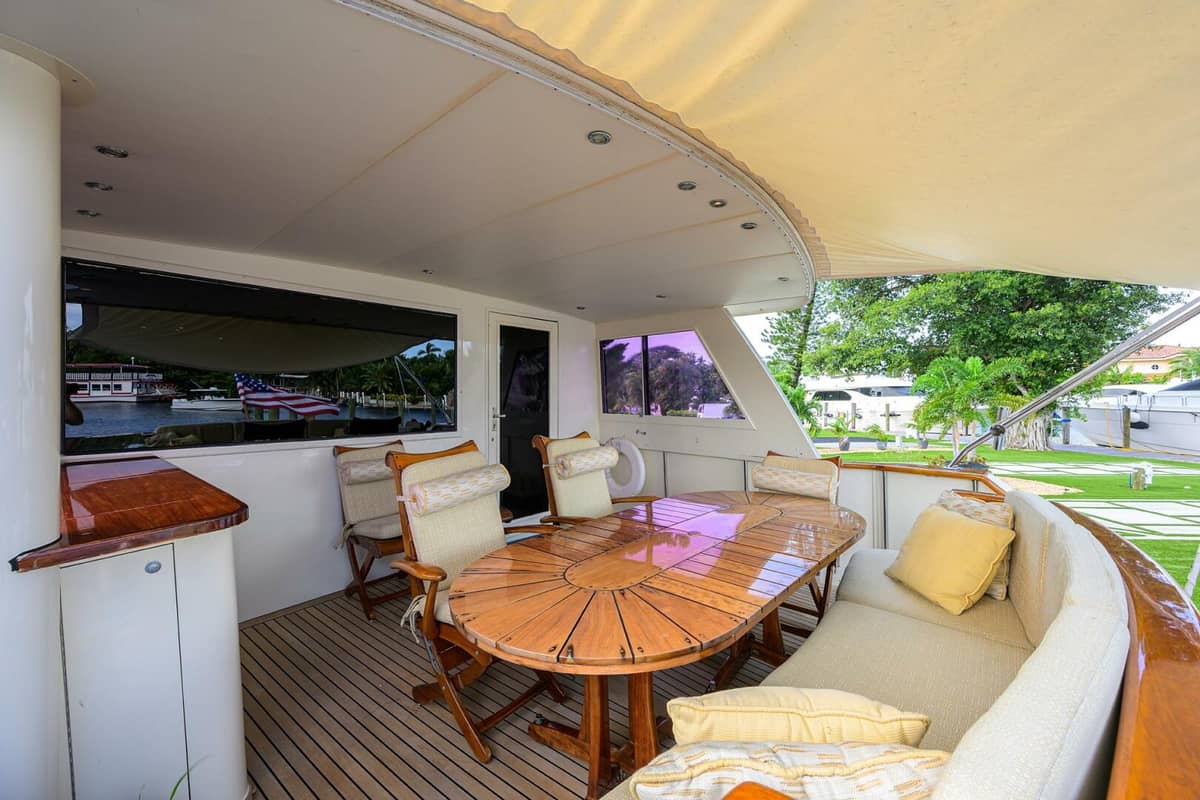 1991 Hatteras 78 Cockpit Motor Yacht "FOREVER YOUNG" photo 53