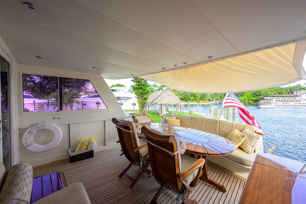 1991 Hatteras 78 Cockpit Motor Yacht "FOREVER YOUNG" photo 54