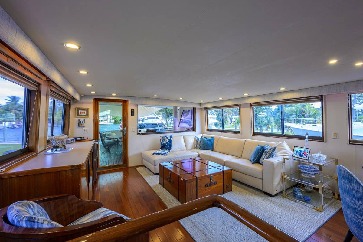 1991 Hatteras 78 Cockpit Motor Yacht "FOREVER YOUNG" photo 46