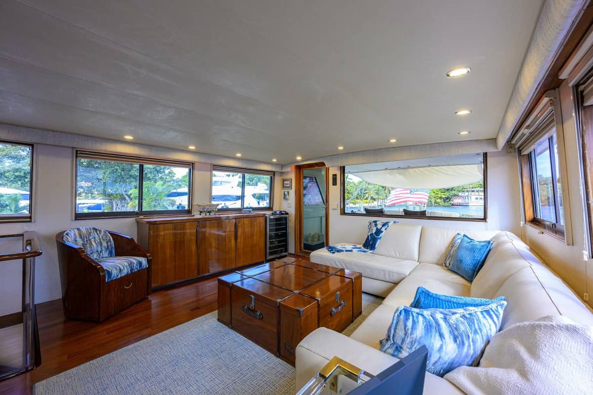 1991 Hatteras 78 Cockpit Motor Yacht "FOREVER YOUNG" photo 45