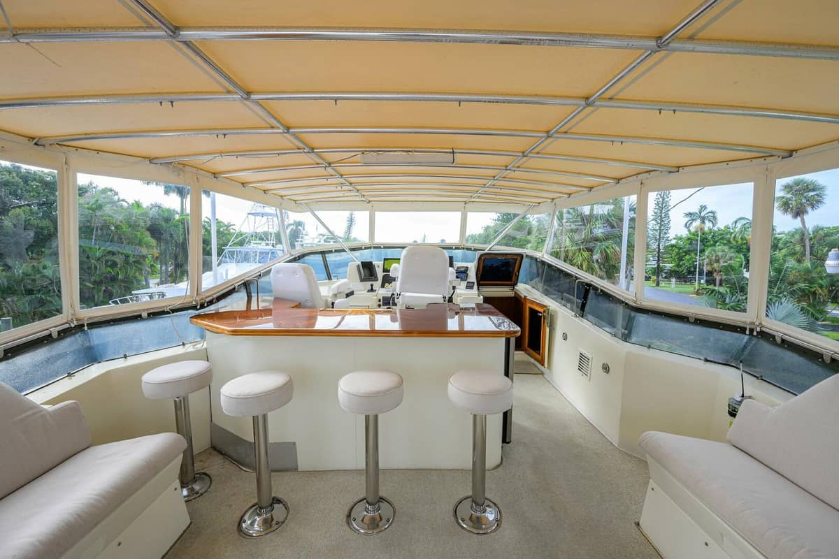 1991 Hatteras 78 Cockpit Motor Yacht "FOREVER YOUNG" photo 65