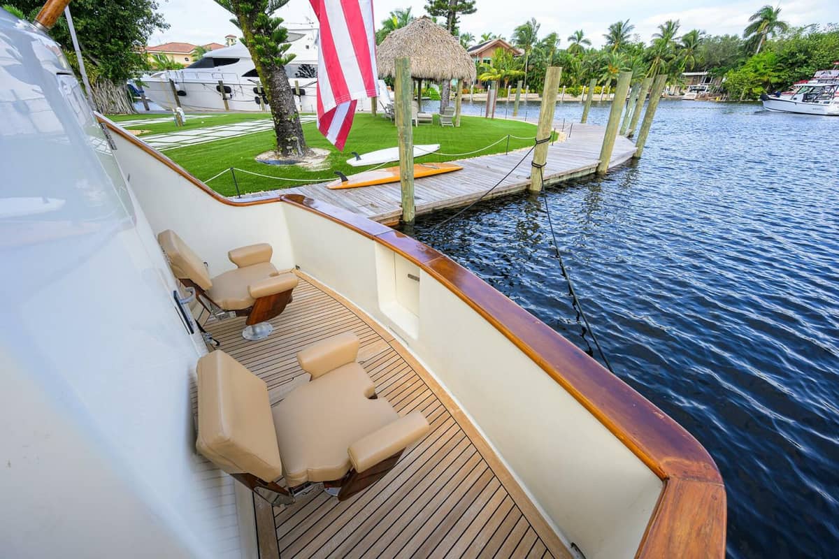 1991 Hatteras 78 Cockpit Motor Yacht "FOREVER YOUNG" photo 49