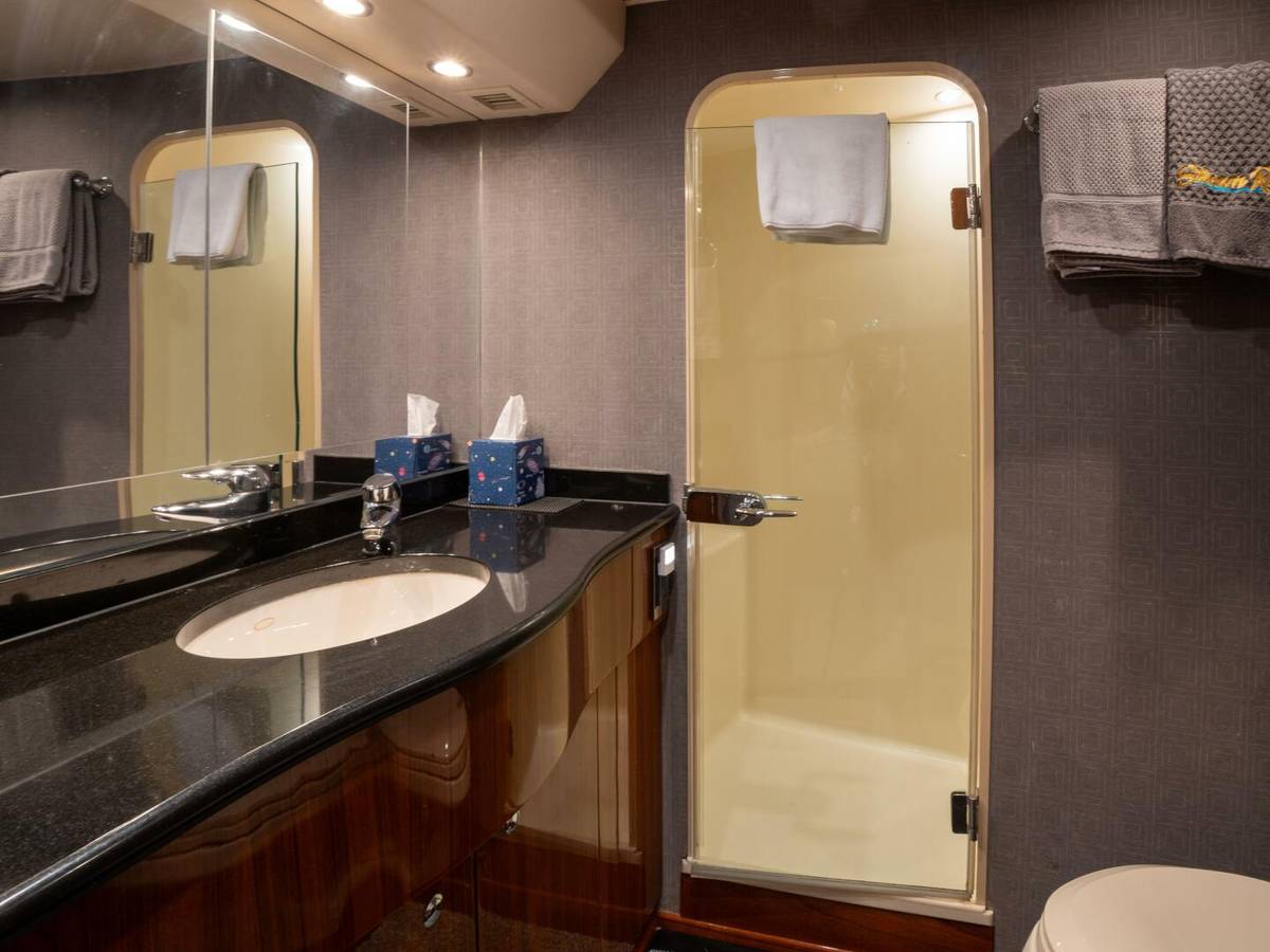 2005 Viking 74 Enclosed Bridge "STREAM RUNNER" photo 24