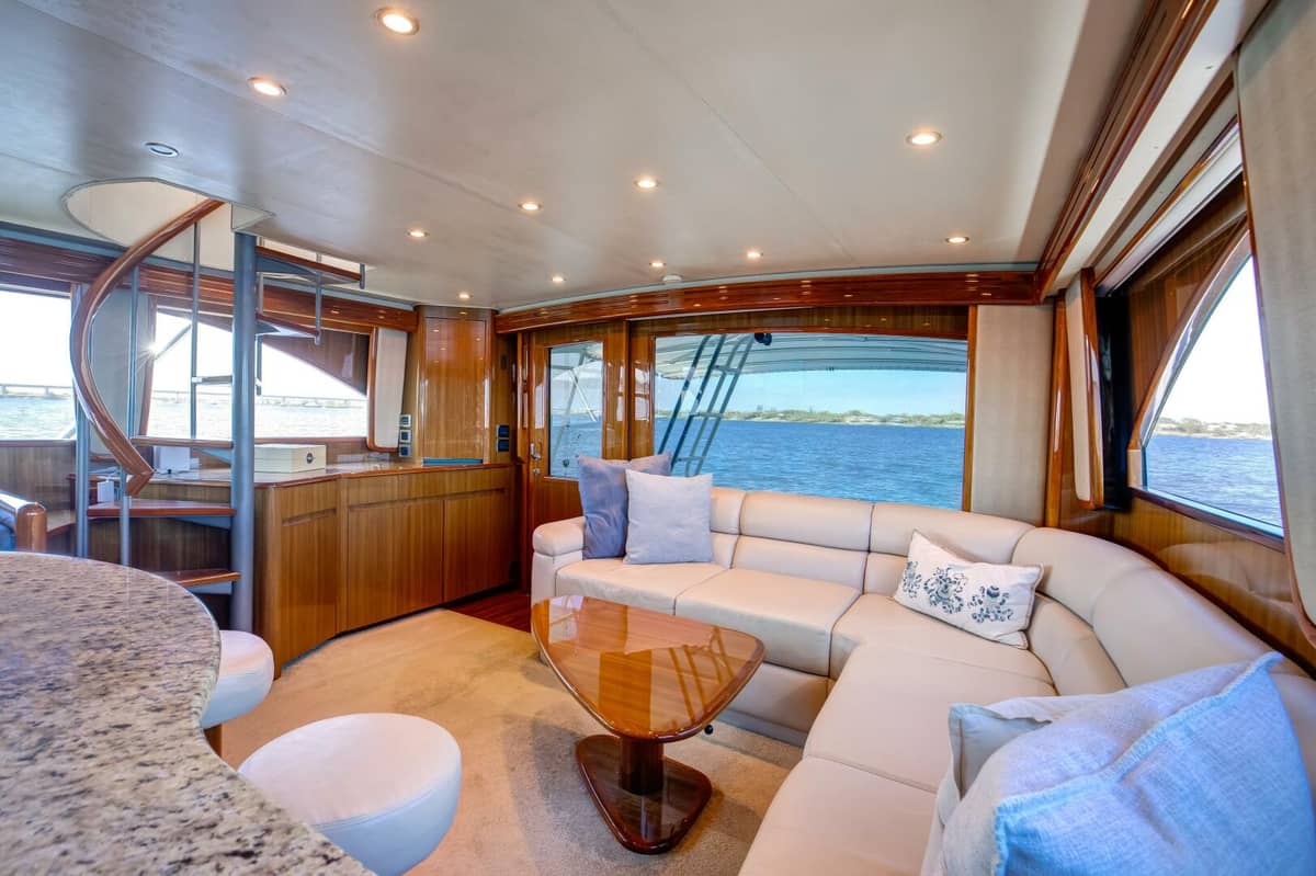 2009 Viking 64 Enclosed Bridge w/ Tower "High Life" photo 16