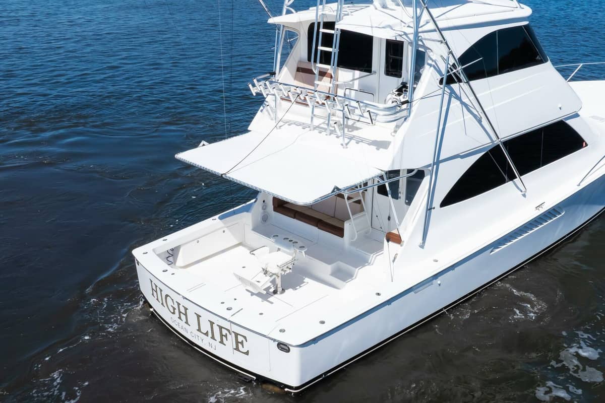 2009 Viking 64 Enclosed Bridge w/ Tower "High Life" photo 40