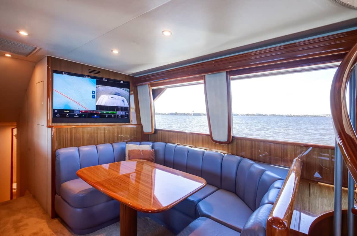 2009 Viking 64 Enclosed Bridge w/ Tower "High Life" photo 17