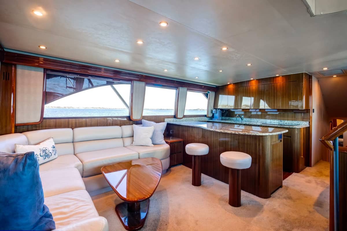 2009 Viking 64 Enclosed Bridge w/ Tower "High Life" photo 18
