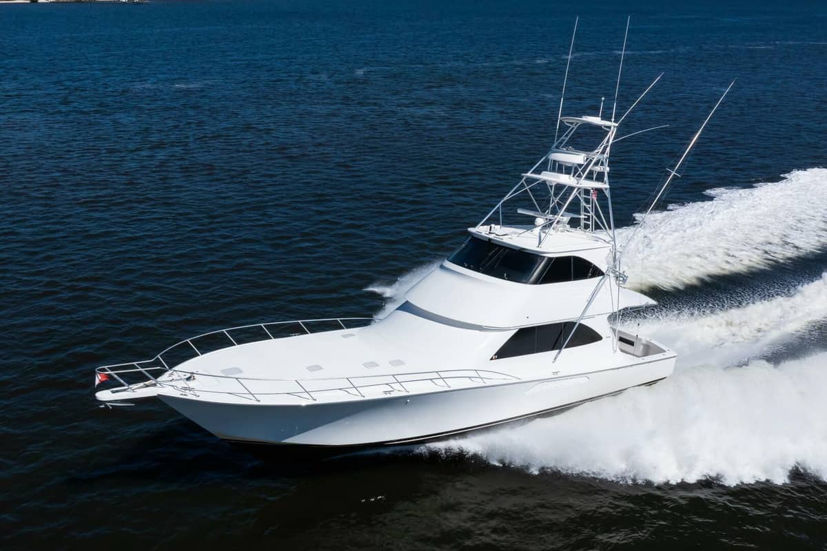 2009 Viking 64 Enclosed Bridge w/ Tower "High Life" photo 44