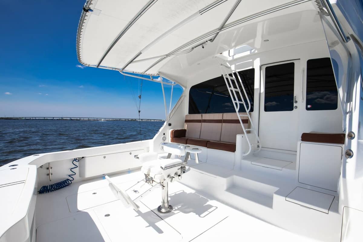 2009 Viking 64 Enclosed Bridge w/ Tower "High Life" photo 7