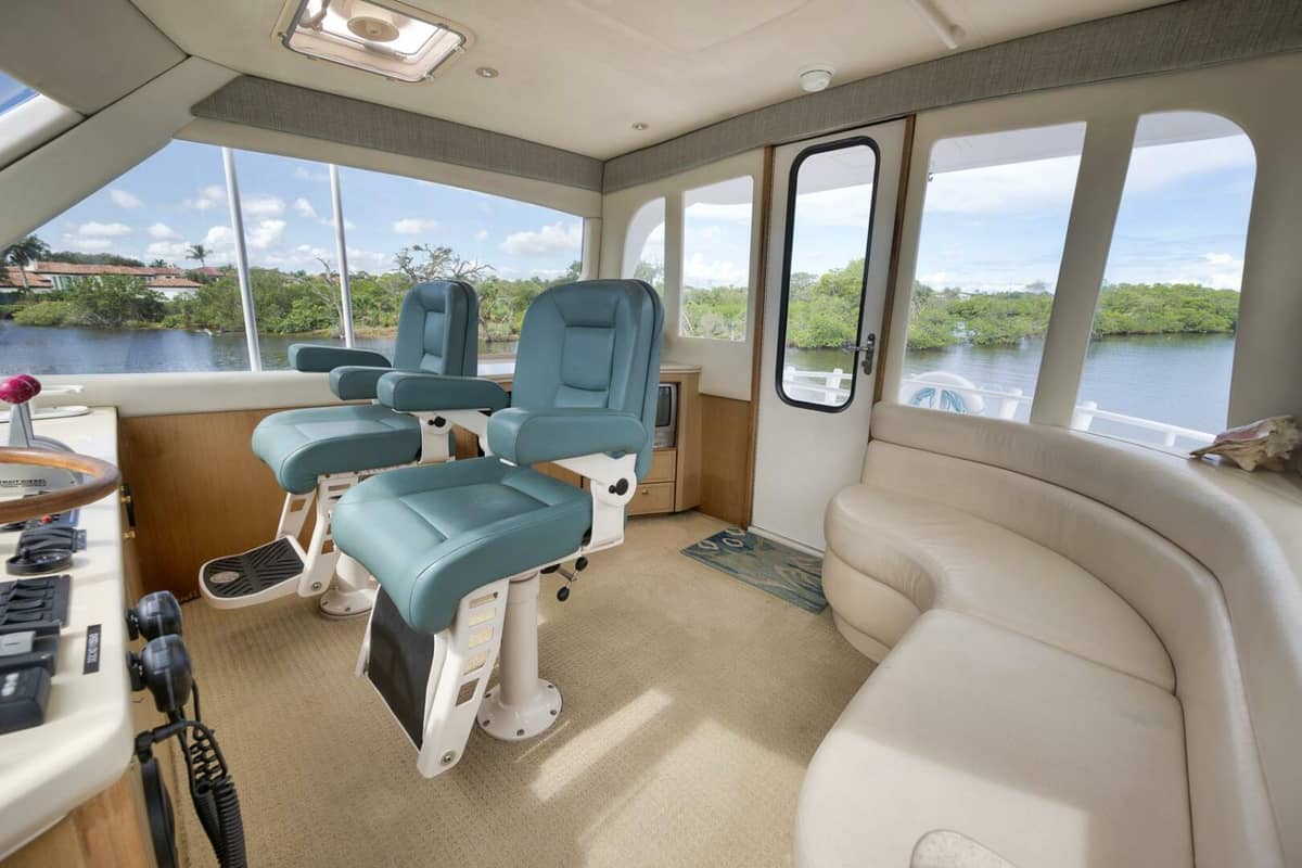 2004 Ocean Yachts 57 Enclosed Bridge Convertible "Positive Attitude" photo 27