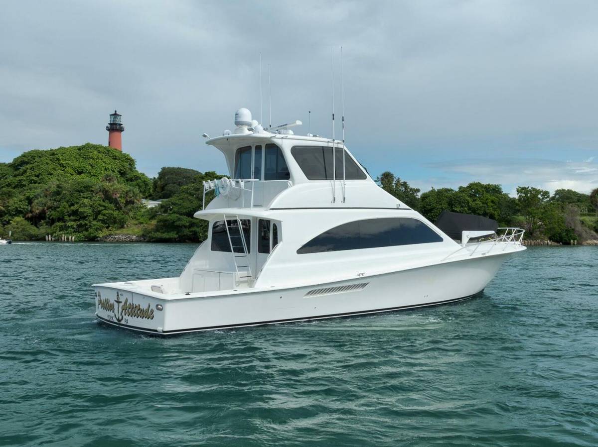 2004 Ocean Yachts 57 Enclosed Bridge Convertible "Positive Attitude" photo 36