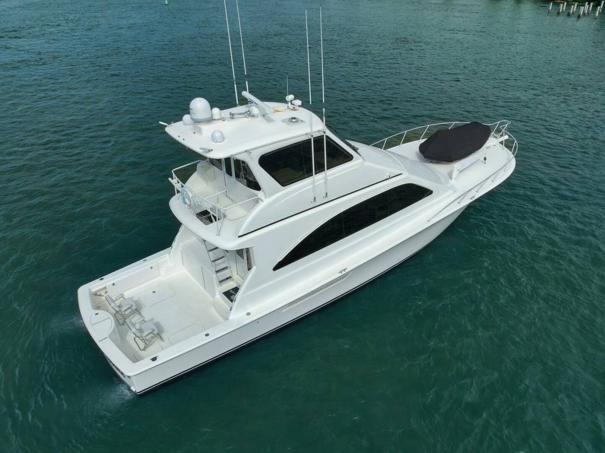 2004 Ocean Yachts 57 Enclosed Bridge Convertible "Positive Attitude" photo 40