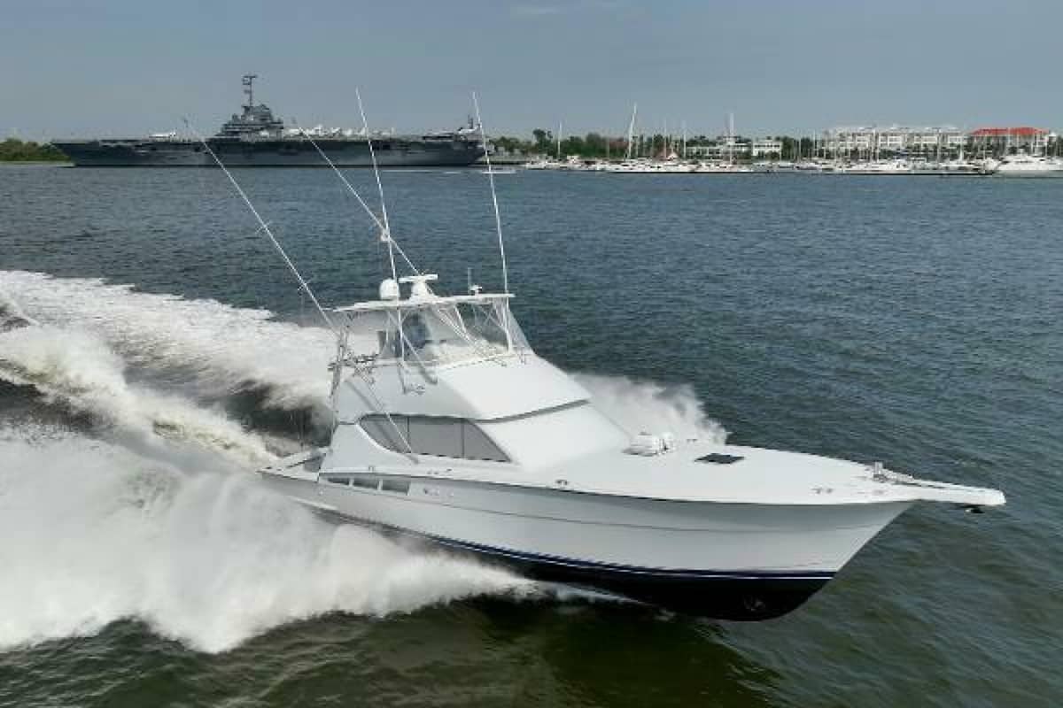 2002 Hatteras 50 Convertible "Tide Up II" photo