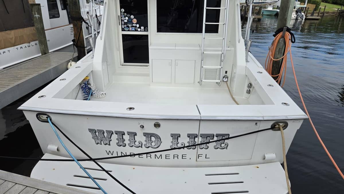 1989 Viking 45 Convertible "Wild Life" photo 8