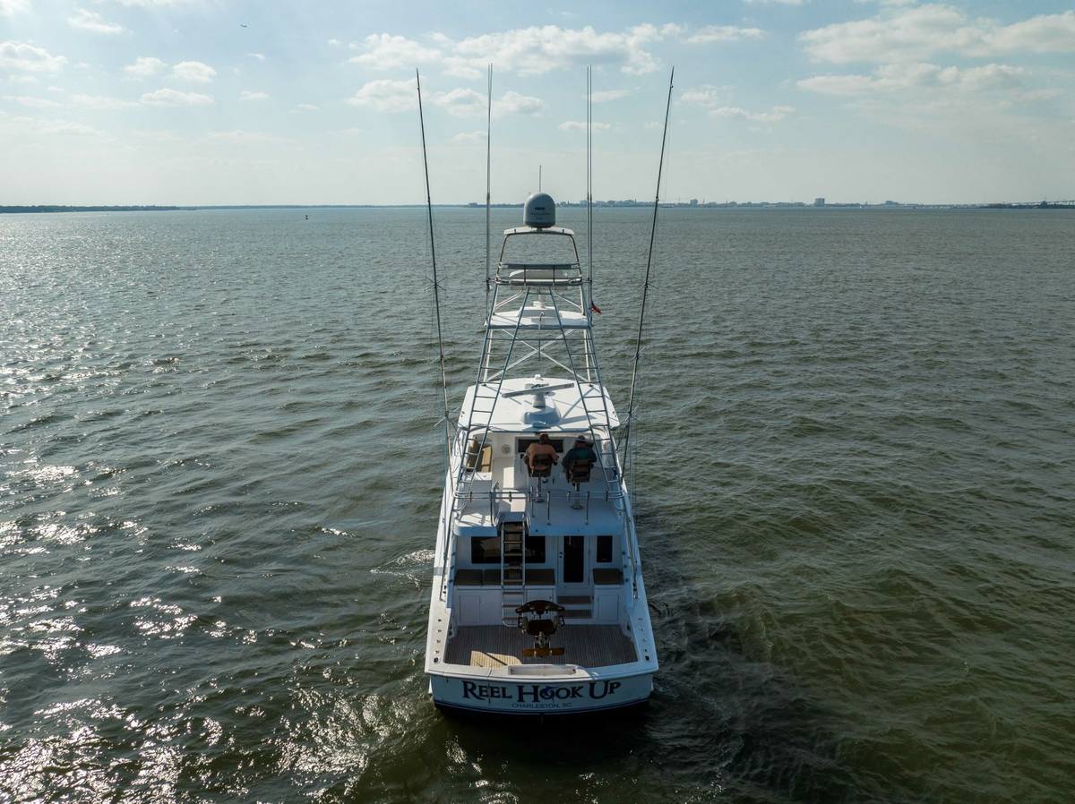 2002 Hatteras 60 Convertible "Reel Hook Up" photo 82