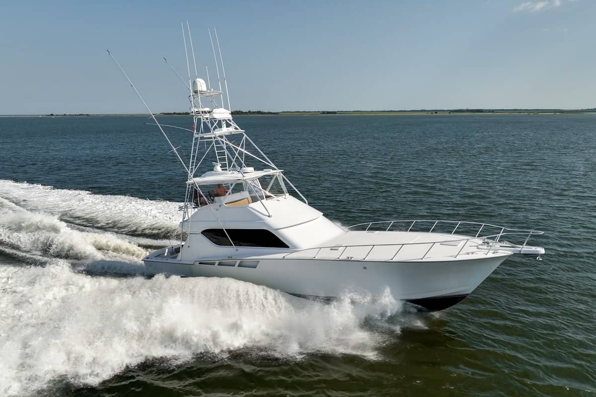 2002 Hatteras 60 Convertible "Reel Hook Up" photo 86