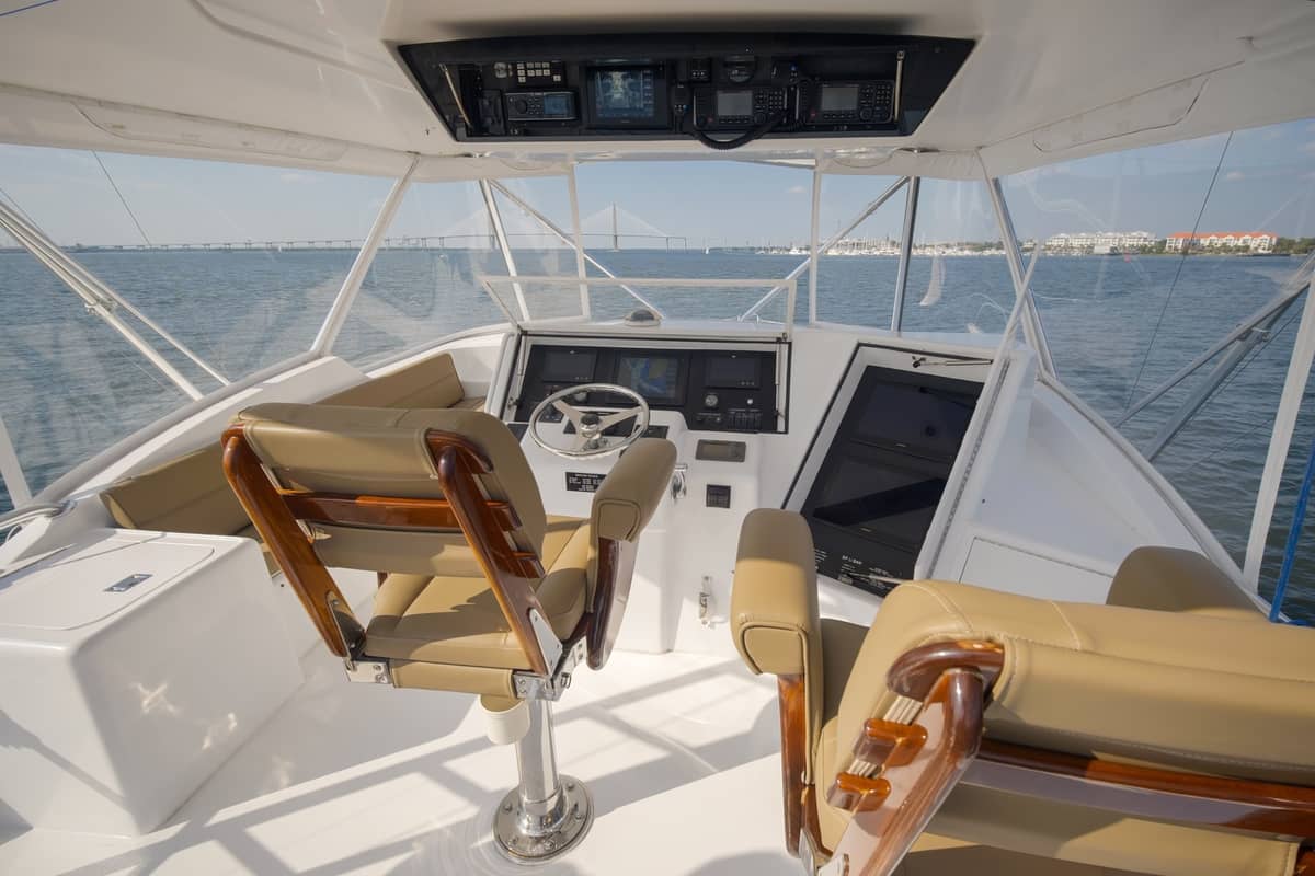 2002 Hatteras 60 Convertible "Reel Hook Up" photo 48