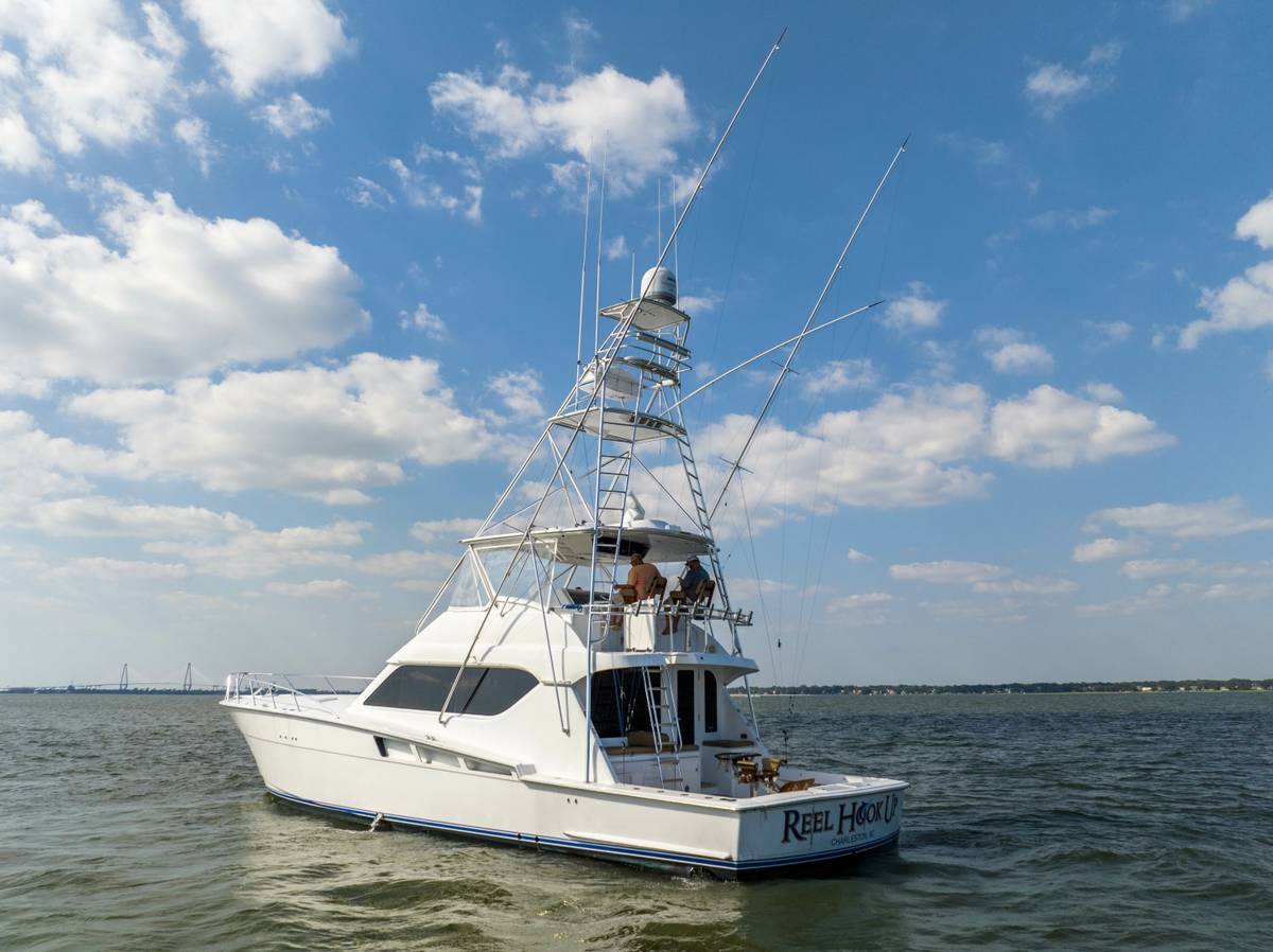 2002 Hatteras 60 Convertible "Reel Hook Up" photo 78