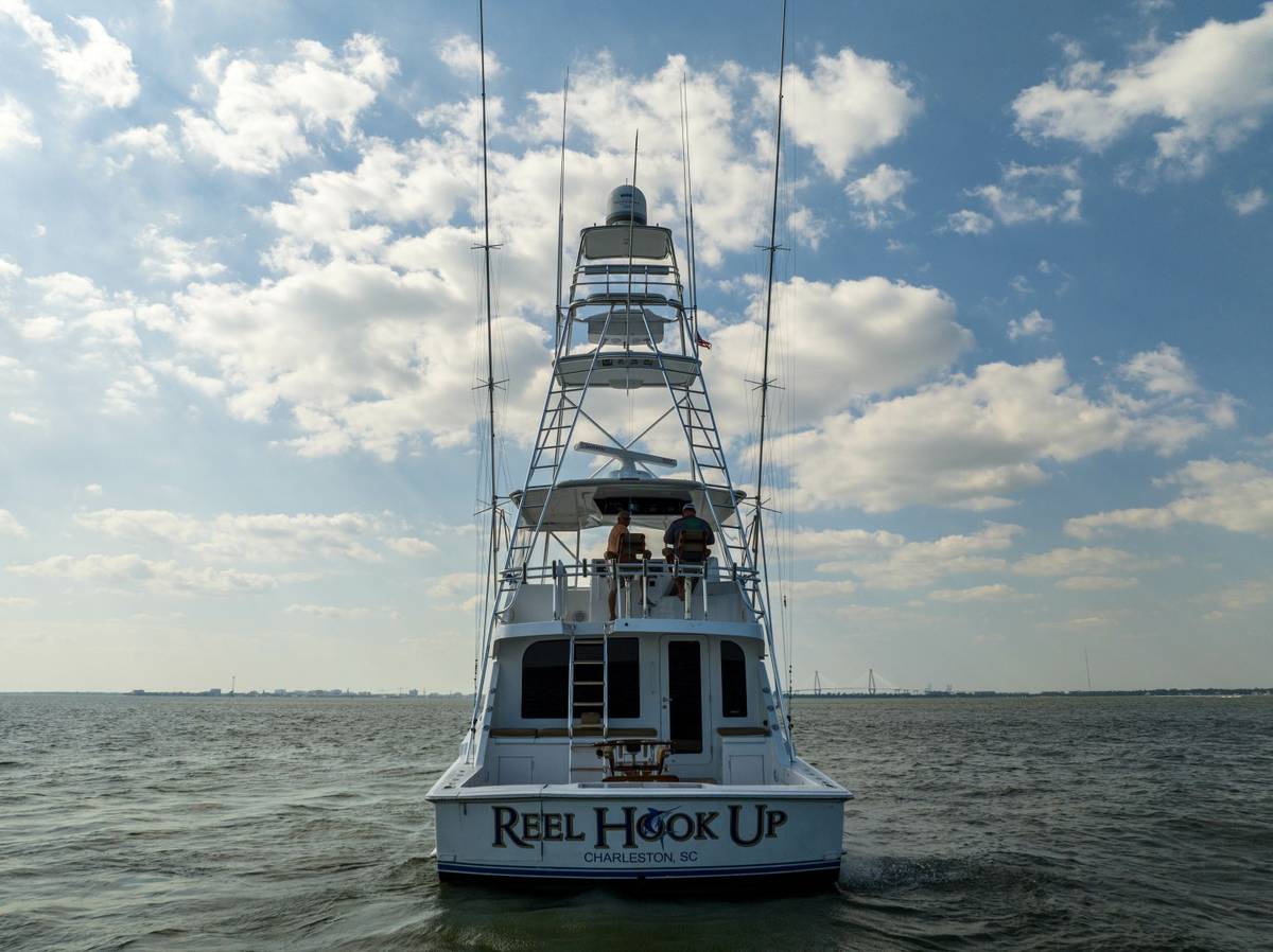 2002 Hatteras 60 Convertible "Reel Hook Up" photo 76