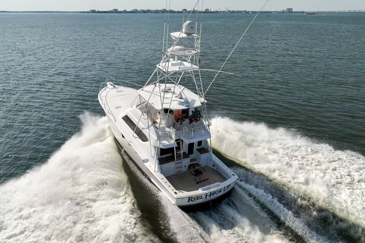 2002 Hatteras 60 Convertible "Reel Hook Up" photo 90