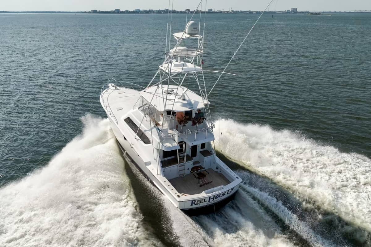 2002 Hatteras 60 Convertible "Reel Hook Up" photo 93
