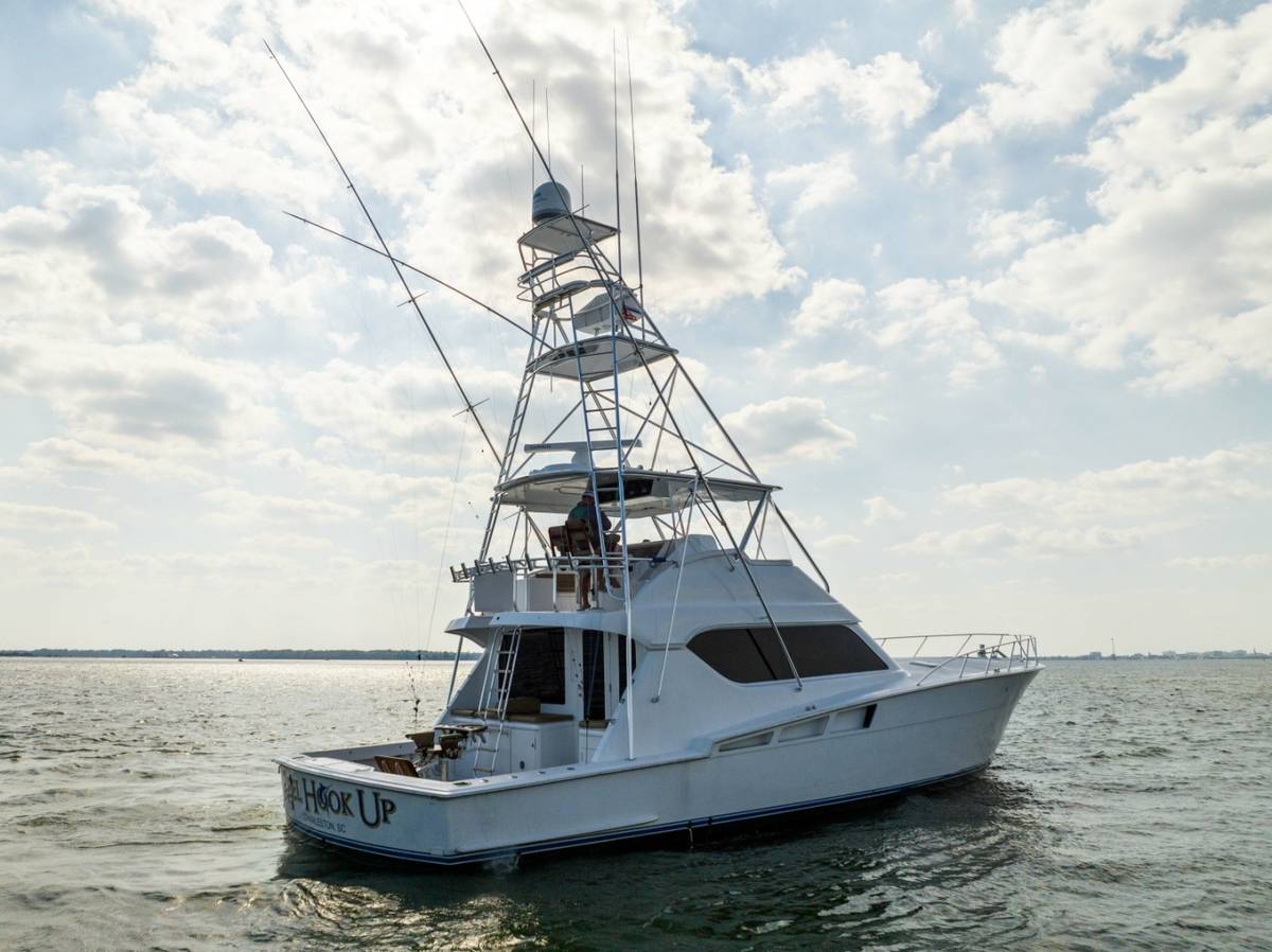 2002 Hatteras 60 Convertible "Reel Hook Up" photo 77