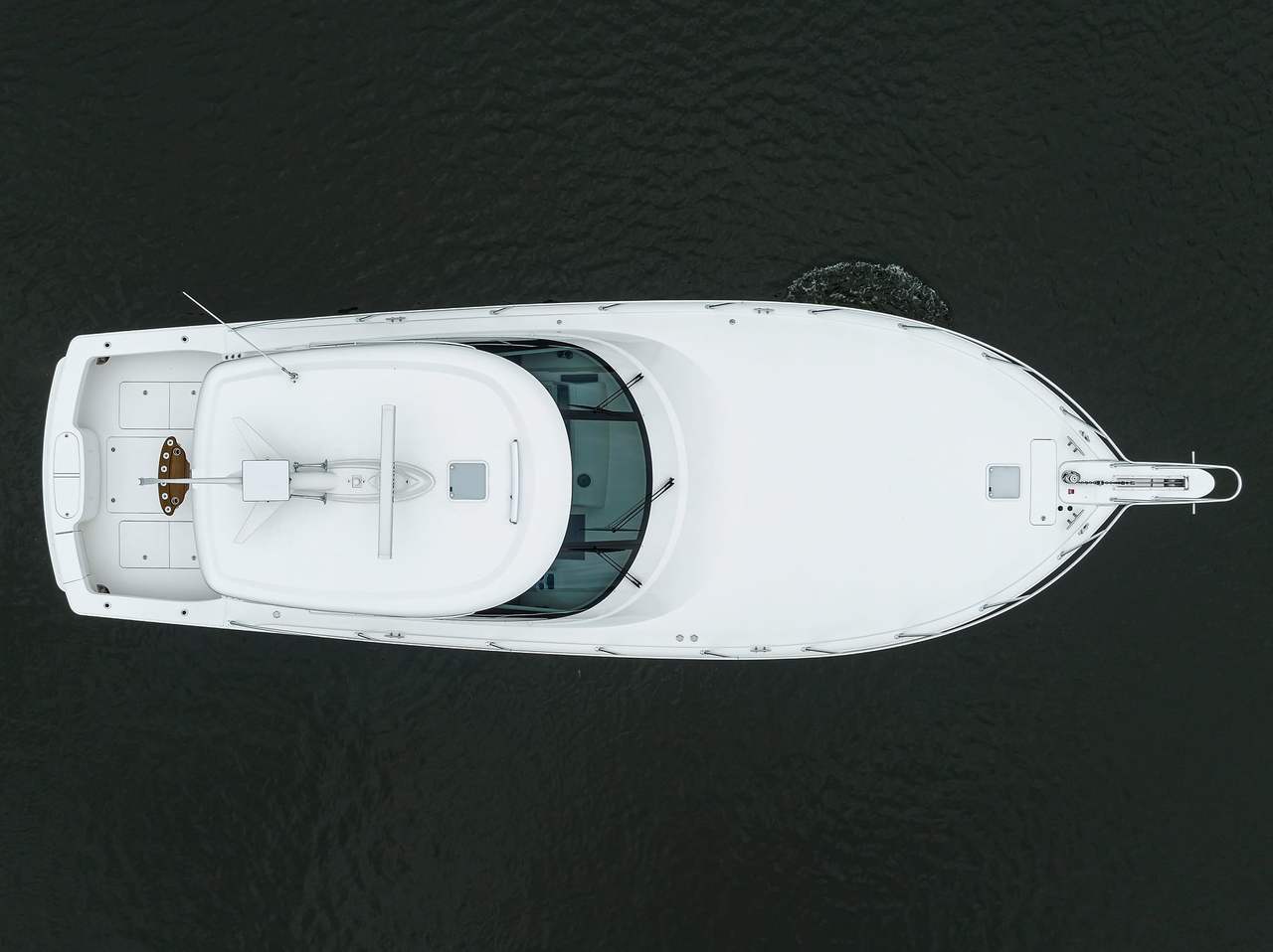 Birds eye view of a Viking 54 Sport Coupe