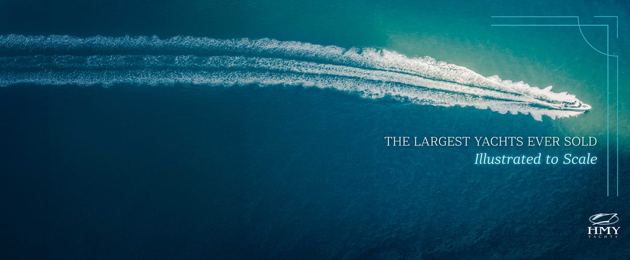 The World’s Largest Yachts Ever Sold, Illustrated to Scale