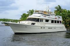 1991 Hatteras 78 Cockpit Motor Yacht "FOREVER YOUNG" photo 2