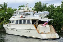 1991 Hatteras 78 Cockpit Motor Yacht "FOREVER YOUNG" photo 3