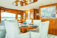 2007 Hatteras 80 Enclosed Bridge "MAJESTIK" photo 9
