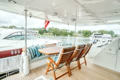 2007 Hatteras 80 Enclosed Bridge "MAJESTIK" photo 5
