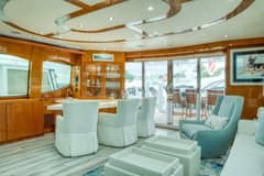 2007 Hatteras 80 Enclosed Bridge "MAJESTIK" photo 8
