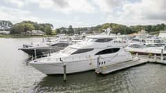 2007 Hatteras 80 Enclosed Bridge "MAJESTIK" photo 1
