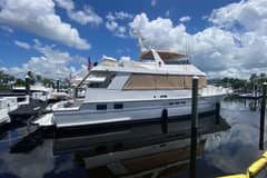 1991 Hatteras 70 Cockpit Motor Yacht photo 3