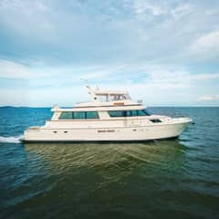 1989 Hatteras 74 Cockpit Motor Yacht "Champagne" photo 1