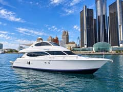 2002 Lazzara Yachts 80 Skylounge "Bamboozled Again" photo 2