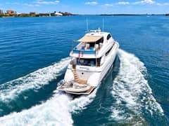 2002 Lazzara Yachts 80 Skylounge "Bamboozled Again" photo 7
