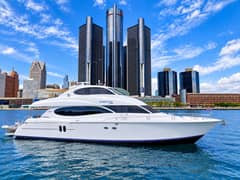 2002 Lazzara Yachts 80 Skylounge "Bamboozled Again" photo 1