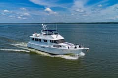 1988 Hatteras 70 Cockpit Motor Yacht "About Time" photo 2