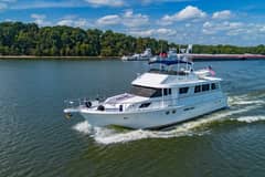 1988 Hatteras 70 Cockpit Motor Yacht "About Time" photo 6