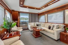 2014 Hampton 760 Sky Lounge Motor Yachts "TIGER LILLI" photo 3