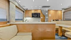 1999 Hatteras 60 Enclosed Bridge Convertible "Better Days" photo 6