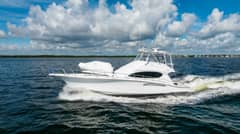 2004 Hatteras 54 Convertible "Knot So Fast" photo 2