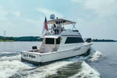 1990 Viking 53 Convertible "Lay A Wake" photo 2